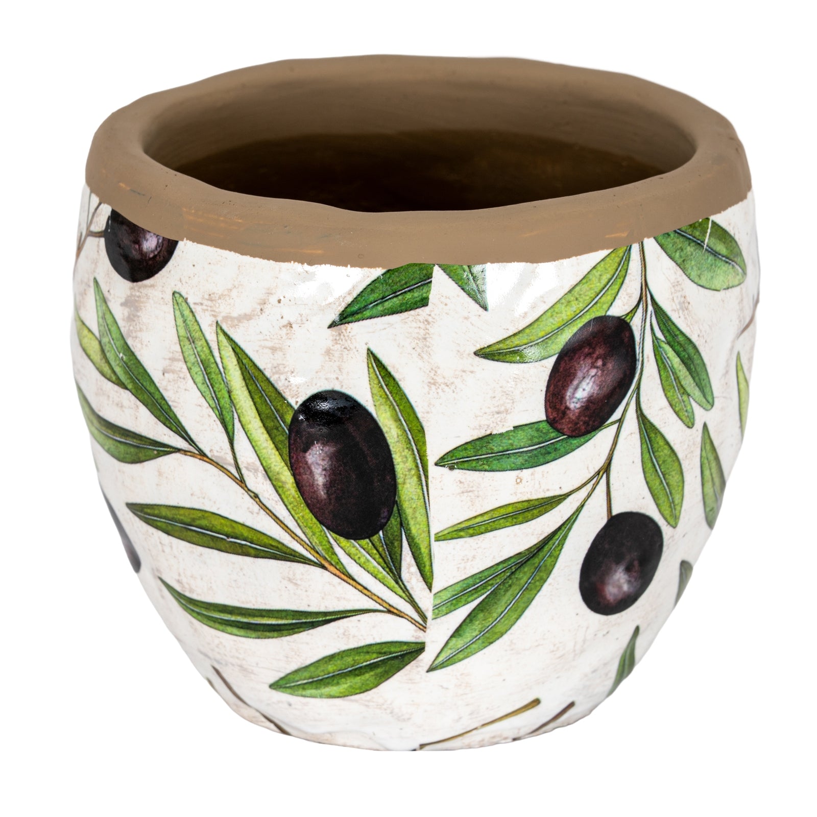 Mossen Olive Small Planter – product view