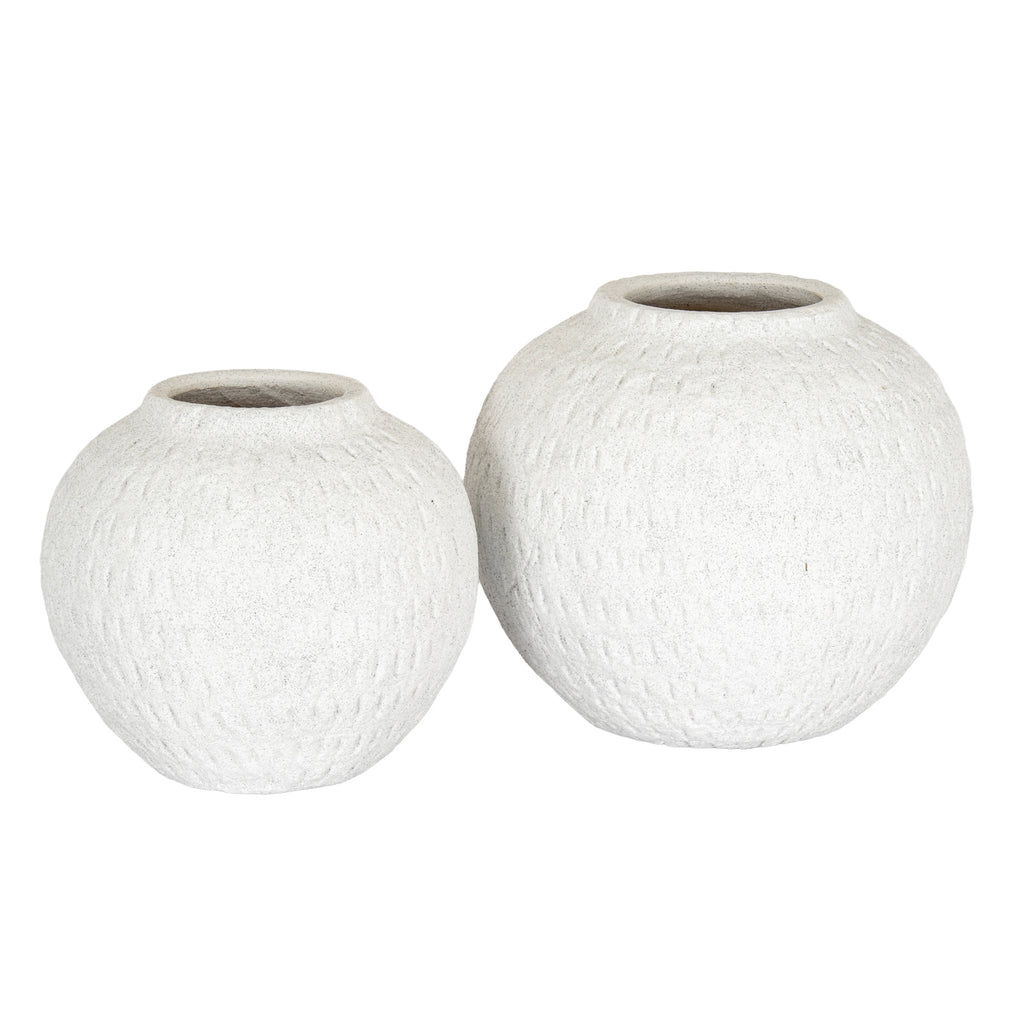 Large Ceramic Round Vase
