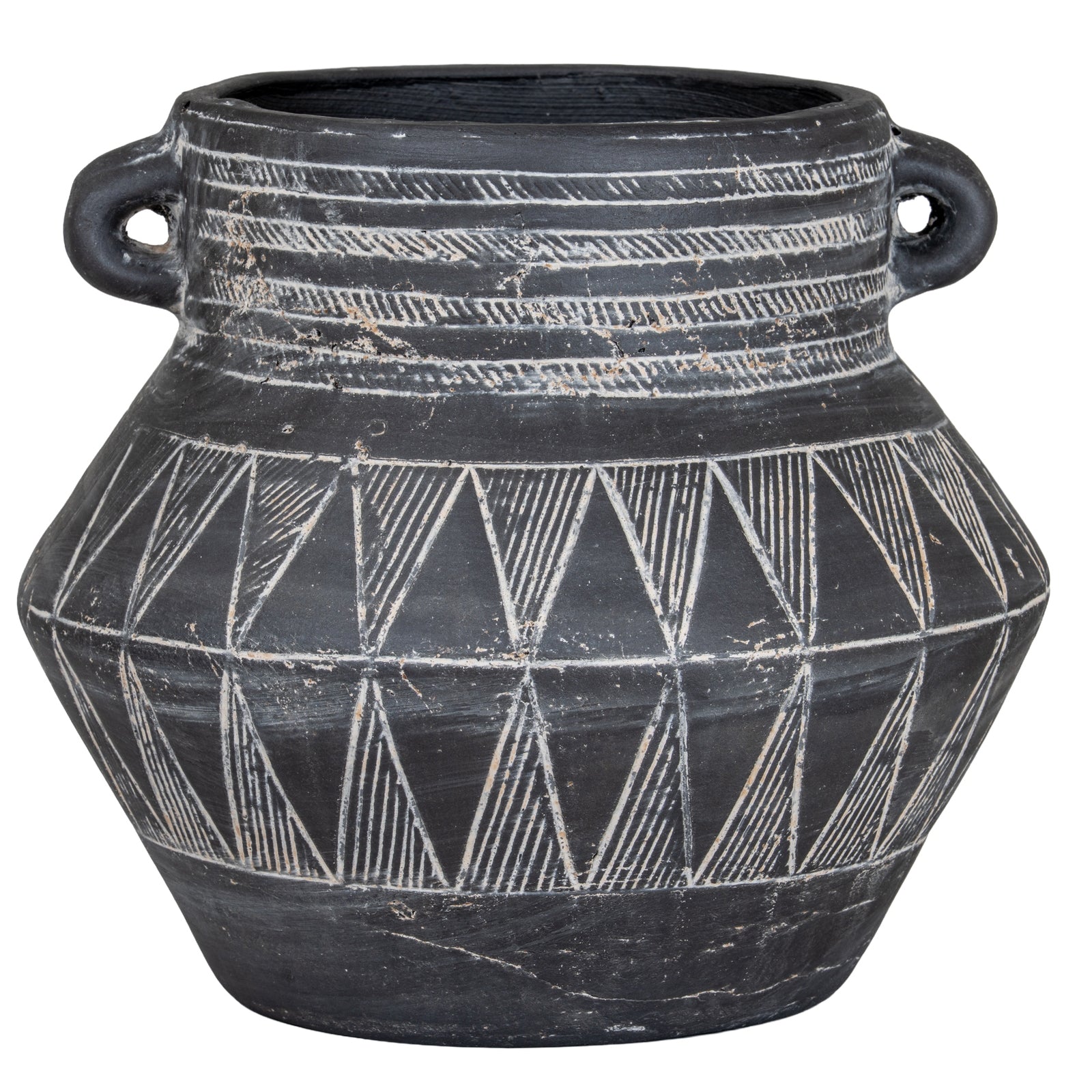 Tall Ceramic Pot-Handle