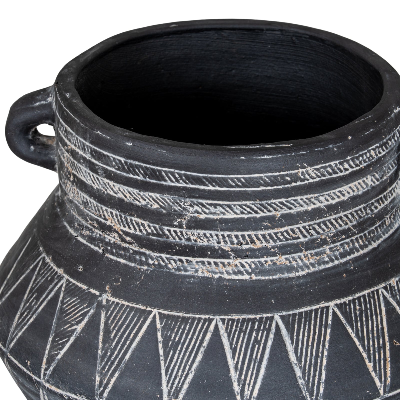 Tall Ceramic Pot-Handle