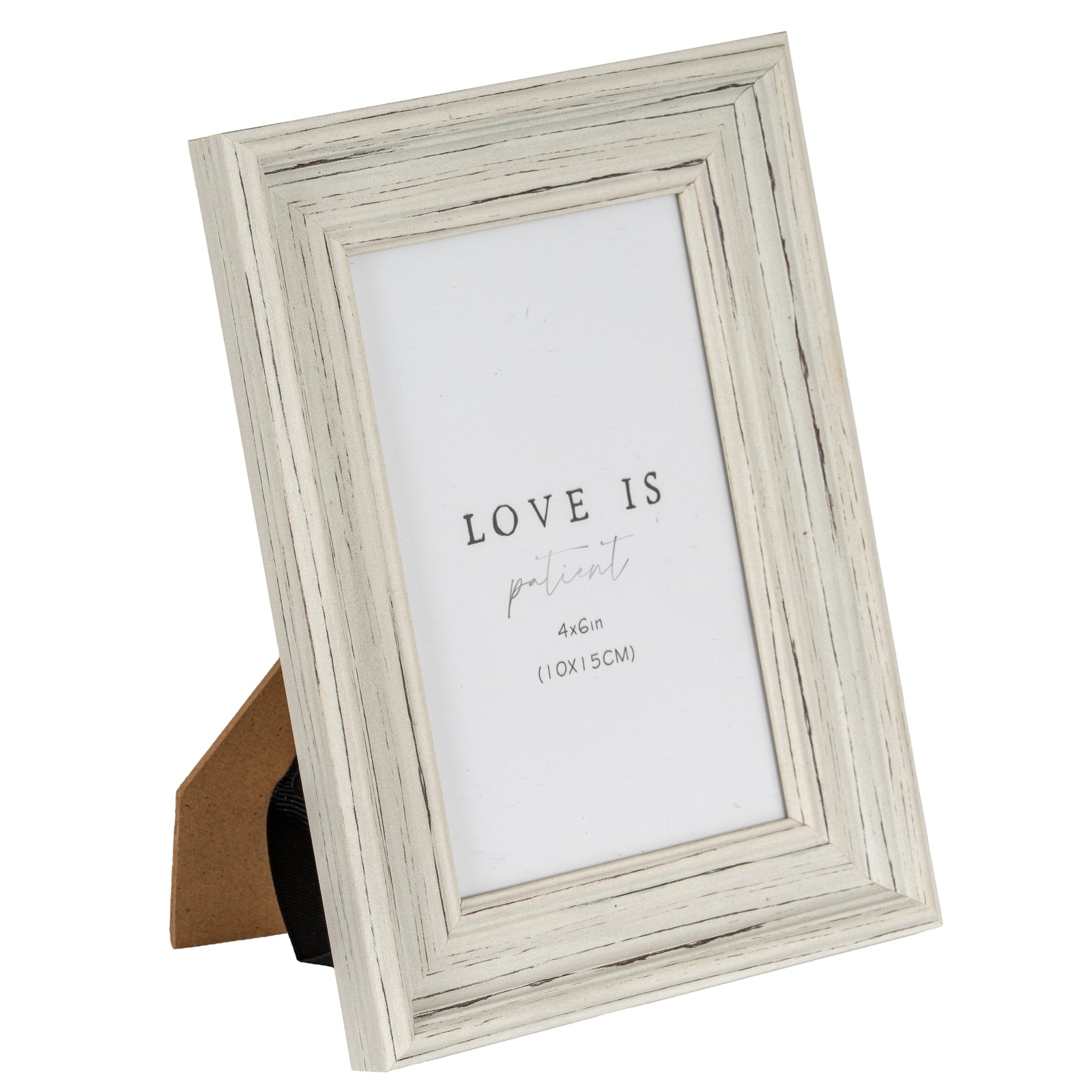Weathered White 4X6 Wooden Picture Frame