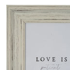 Weathered White 4X6 Wooden Picture Frame