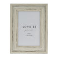 Weathered White 4X6 Wooden Picture Frame Product Image