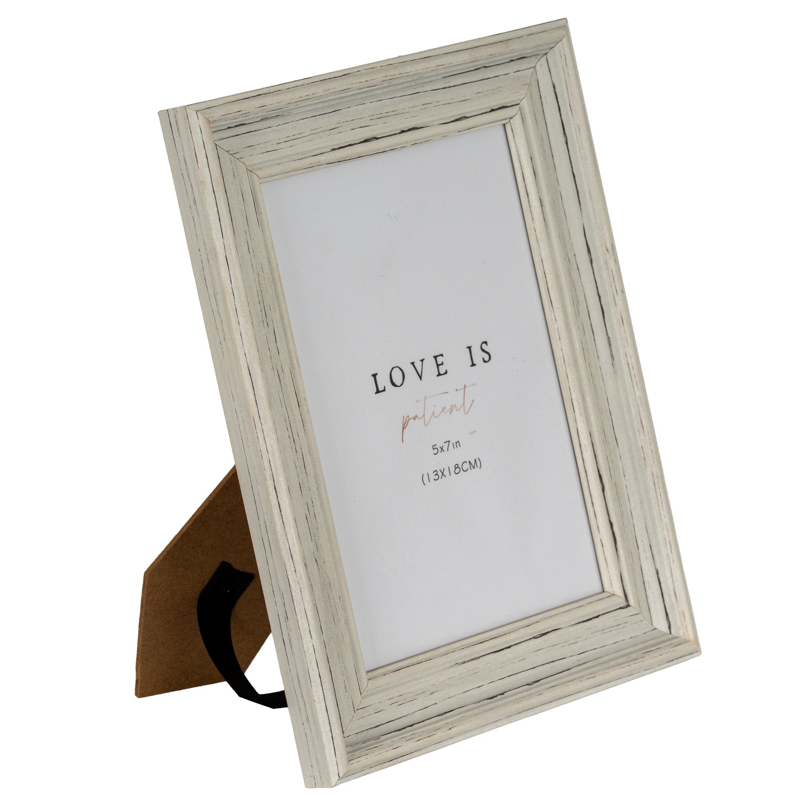 Weathered White 5X7 Wooden Picture Frame
