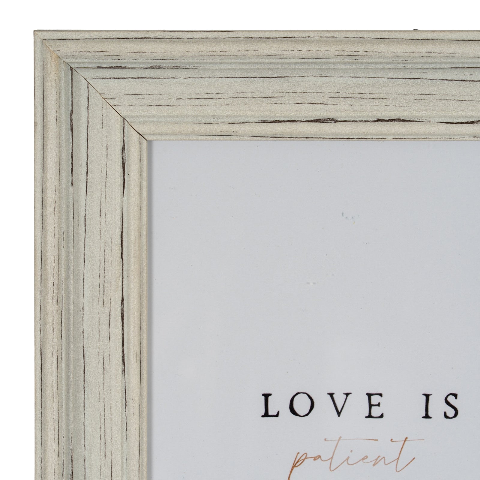 Weathered White 5X7 Wooden Picture Frame