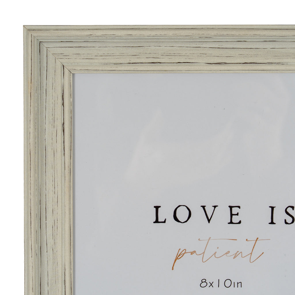 Weathered White 8X10 Wooden Picture Frame