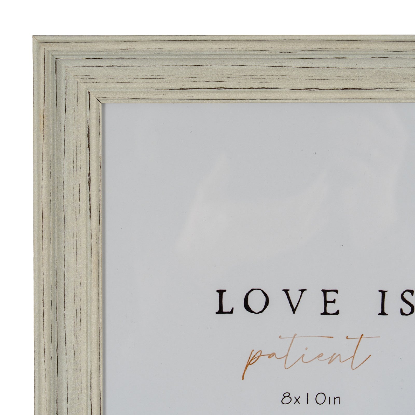 Weathered White 8X10 Wooden Picture Frame