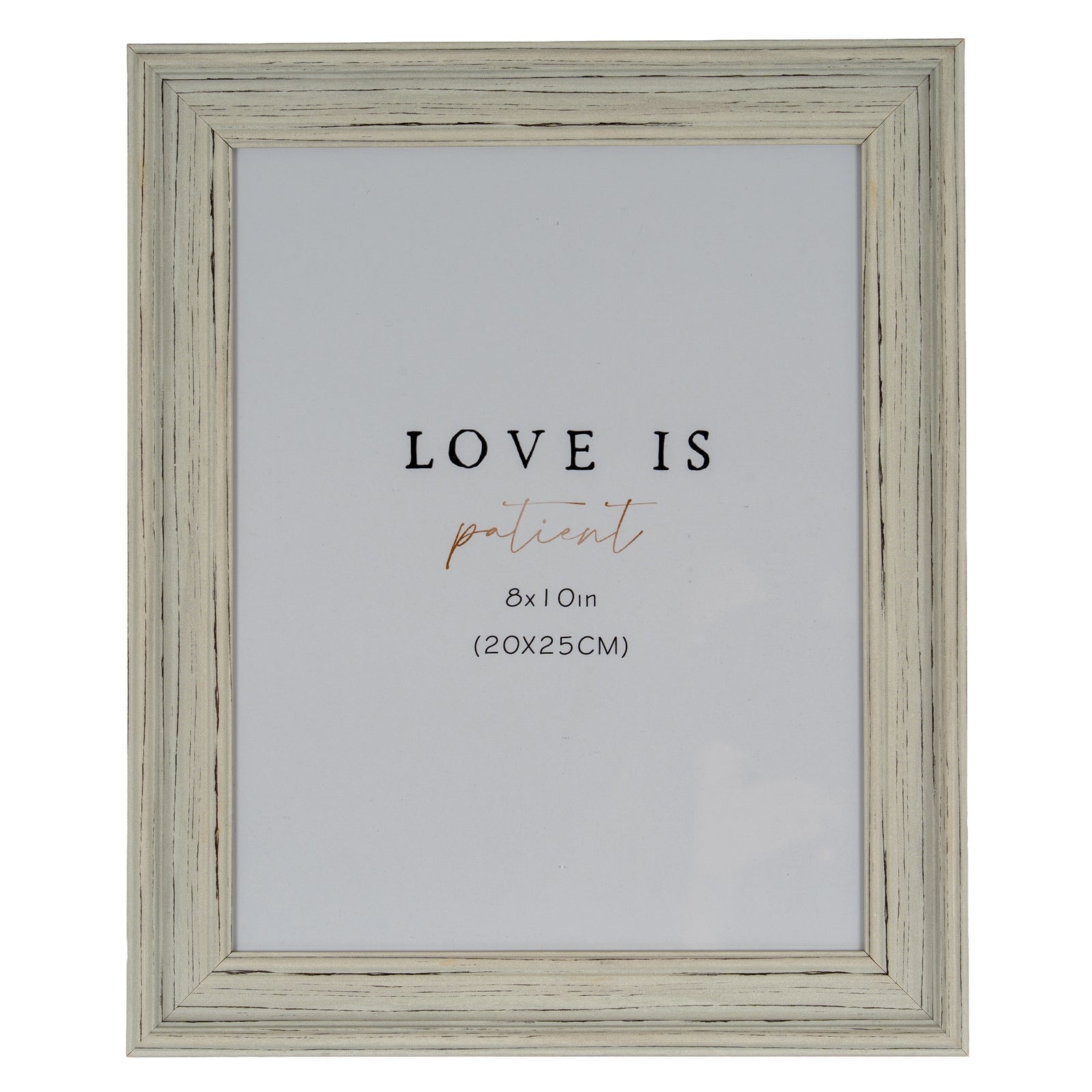 Weathered White 8X10 Wooden Picture Frame Product Image