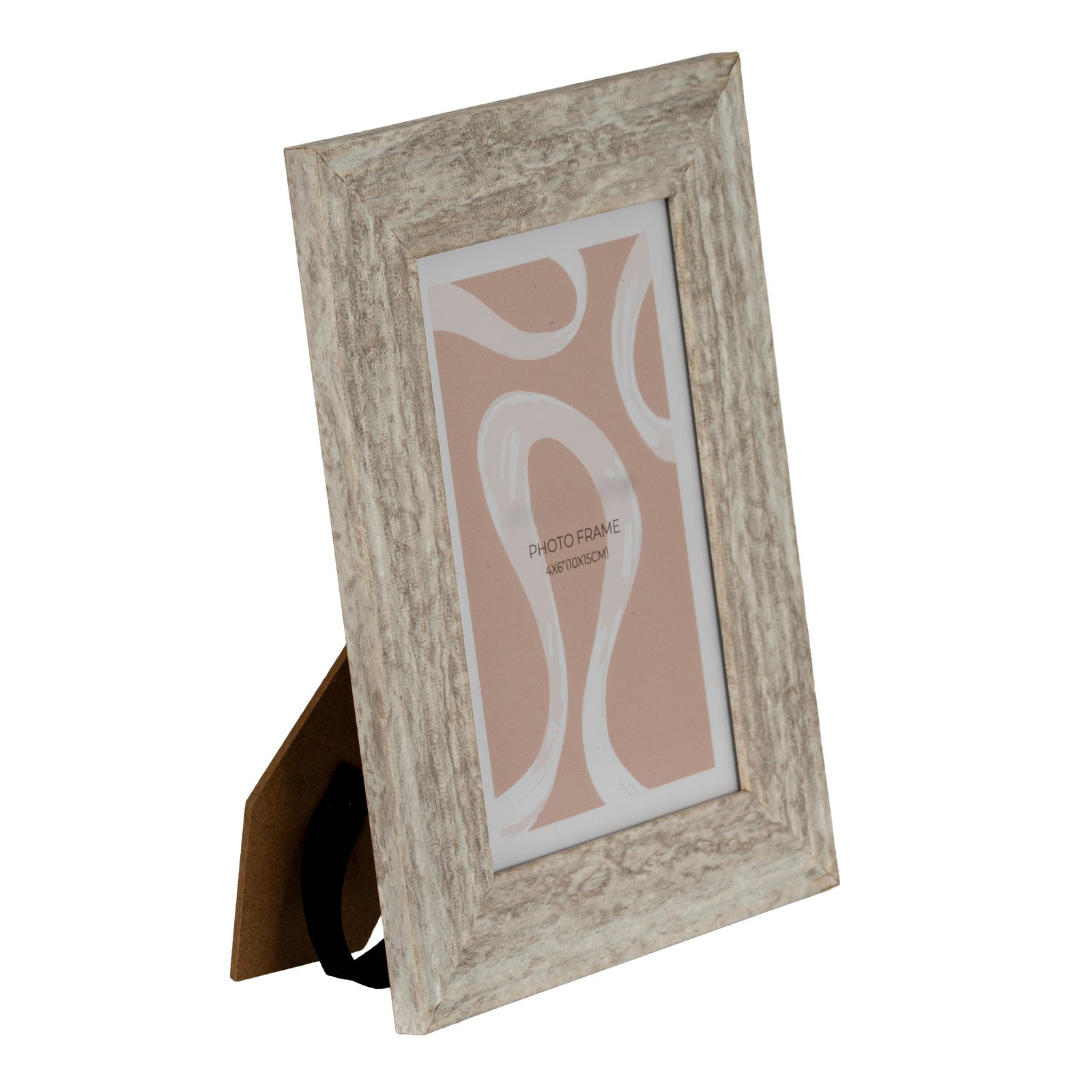 Mottled White 4X6 Wooden Picture Frame
