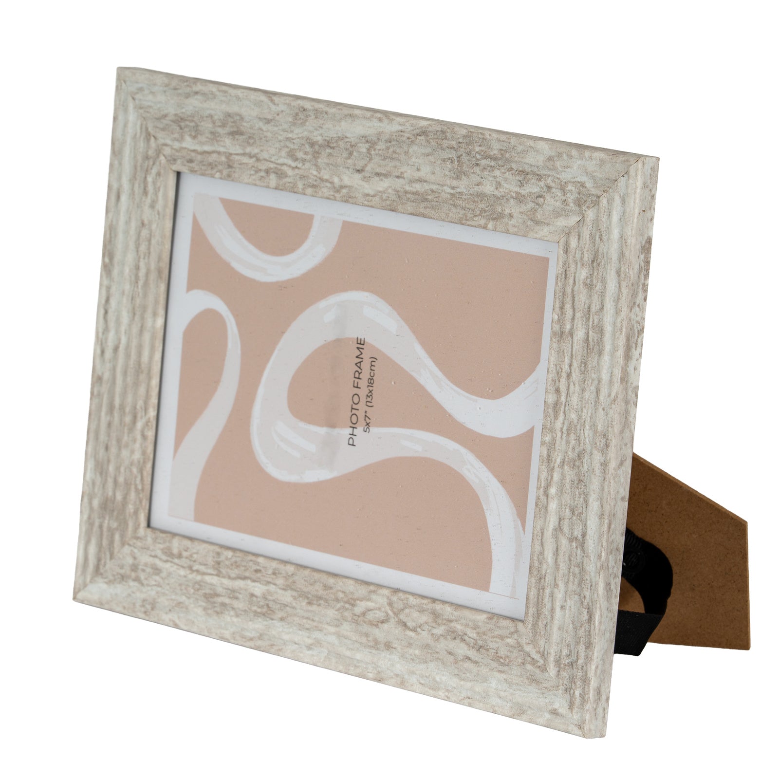 Mottled White 5X7 Wooden Picture Frame