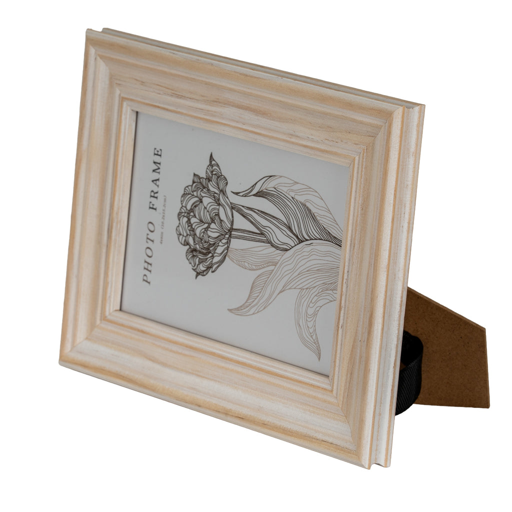 Light Modern White 4X6 Wooden Picture Frame