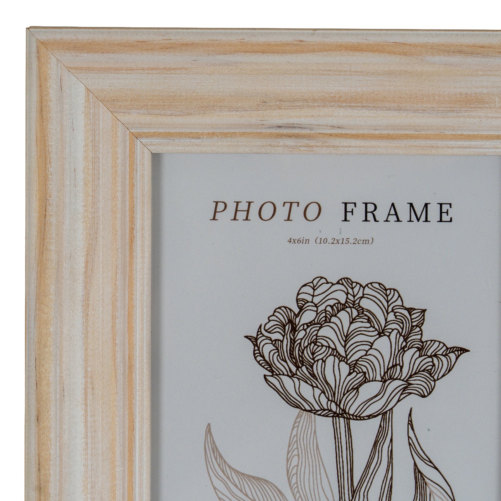 Light Modern White 4X6 Wooden Picture Frame
