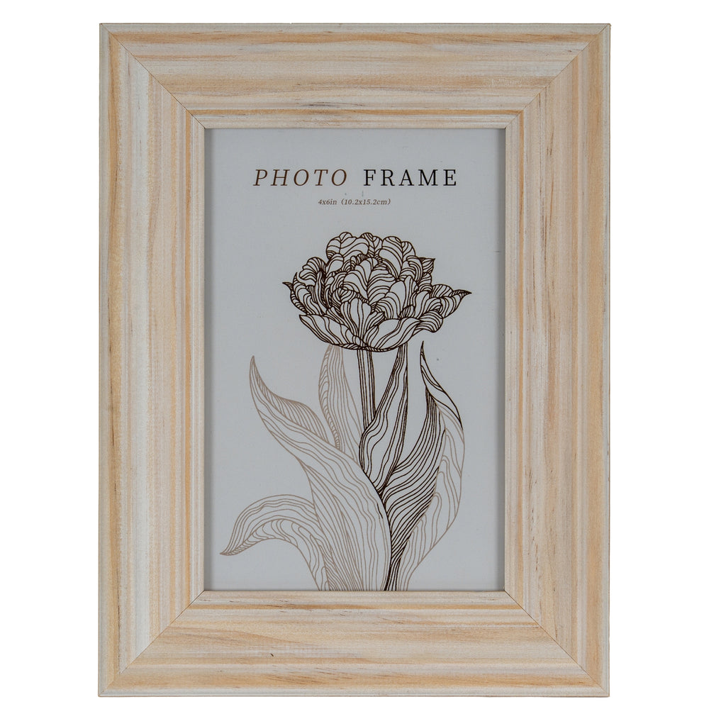 Light Modern White 4X6 Wooden Picture Frame Product Image
