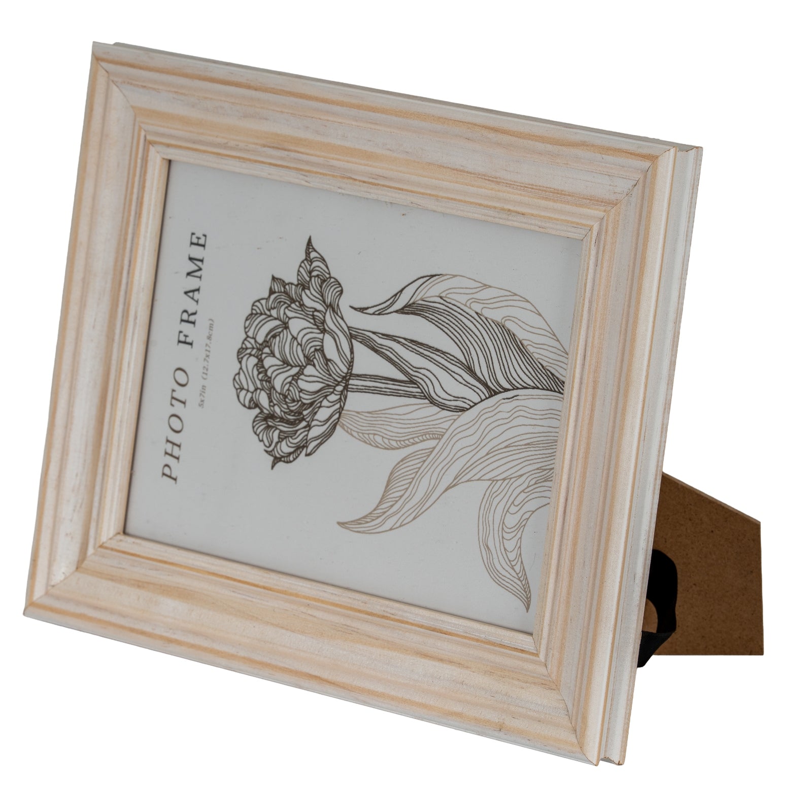 Light Modern White 5X7 Wooden Picture Frame