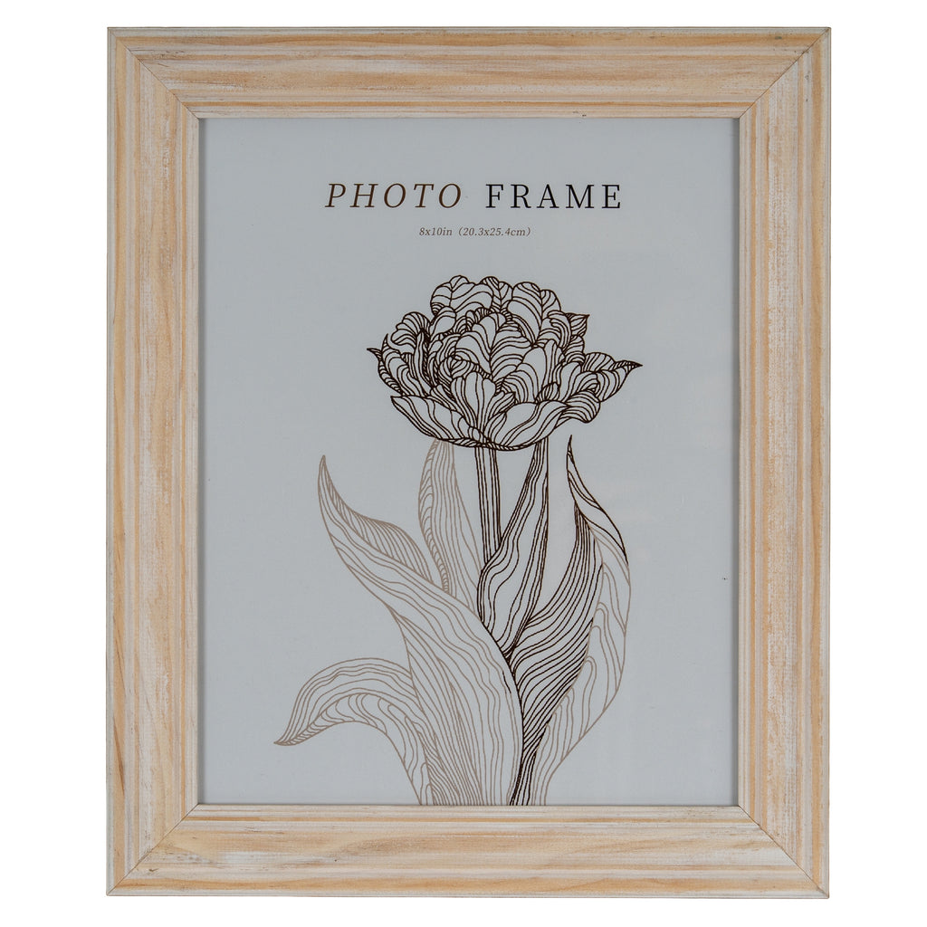 Light Modern White 8X10 Wooden Picture Frame Product Image
