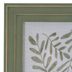 Verdant Modern Green and Gold 4X6 Wooden Picture Frame