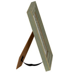 Verdant Modern Green and Gold 4X6 Wooden Picture Frame