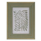 Verdant Modern Green and Gold 5X7 Wooden Picture Frame Product Image