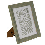Verdant Modern Green and Gold 8X10 Wooden Picture Frame
