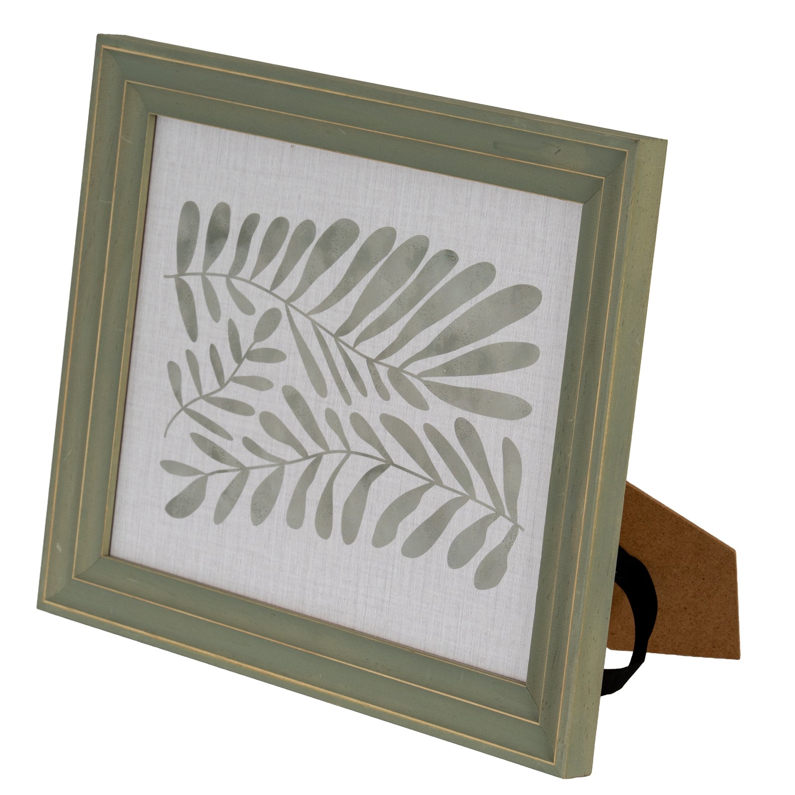 Verdant Modern Green and Gold 8X10 Wooden Picture Frame