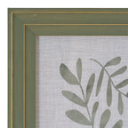 Verdant Modern Green and Gold 8X10 Wooden Picture Frame