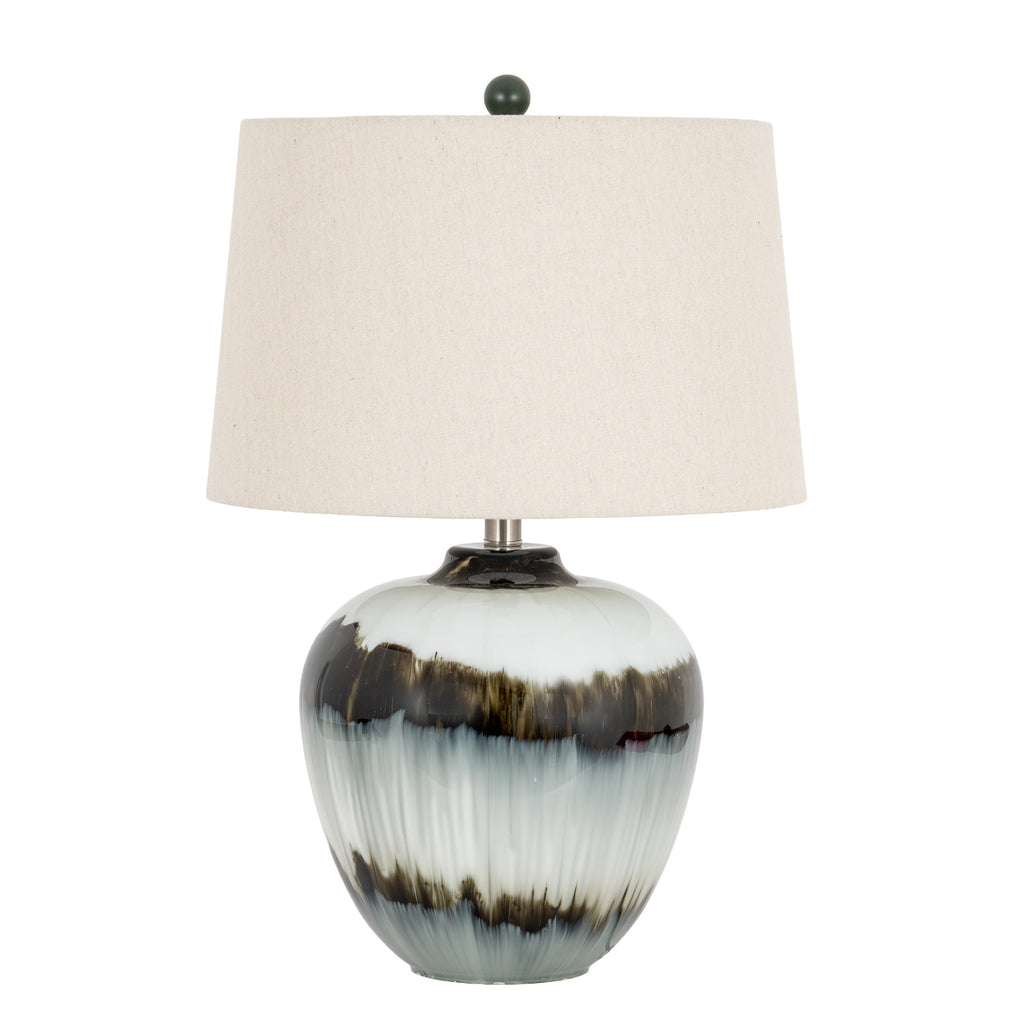 Nocturne Shadows Table Lamp With Linen Shade – view 2