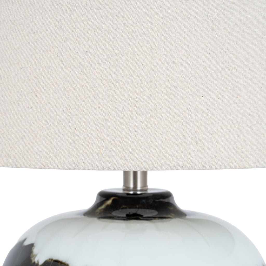 Nocturne Shadows Table Lamp With Linen Shade – view 3