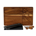 Acacia & Slate Cheese Serving Board Set – view 3