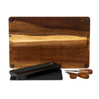 Acacia & Slate Cheese Serving Board Set – view 4