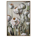 Poppy Heads Hand Painted Canvas in Frame – view 2