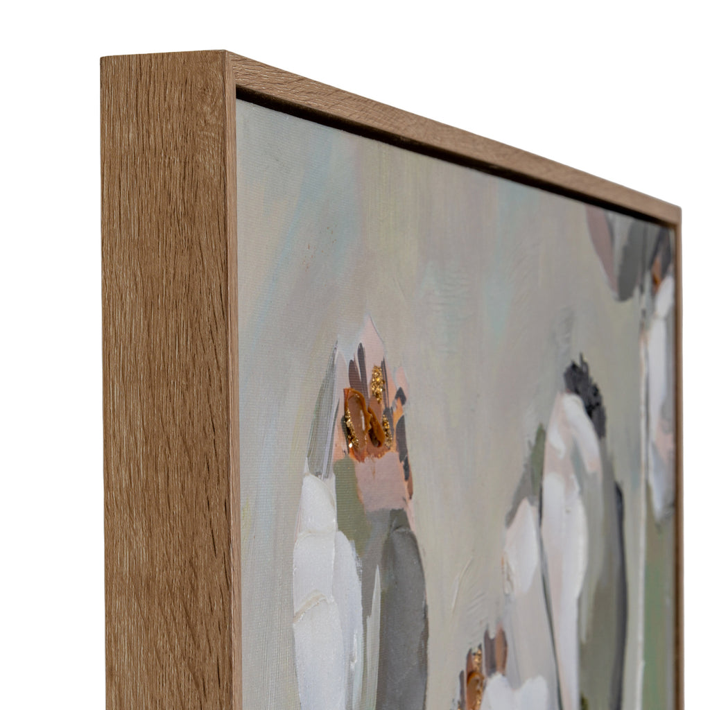 Poppy Heads Hand Painted Canvas in Frame – view 5