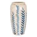 Indigo Inkleaf Large Ceramic Tall Vase Product Image
