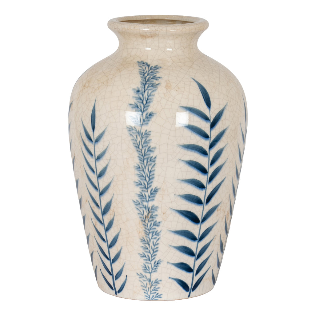 Indigo Inkleaf Ceramic Vase Product Image