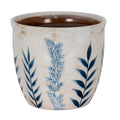 Indigo Inkleaf Small Ceramic Vase Planter Product Image