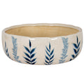 Indigo Inkleaf Large Ceramic Bowl Pot Product Image