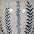 Indigo Inkleaf Ceramic Amphora Vase