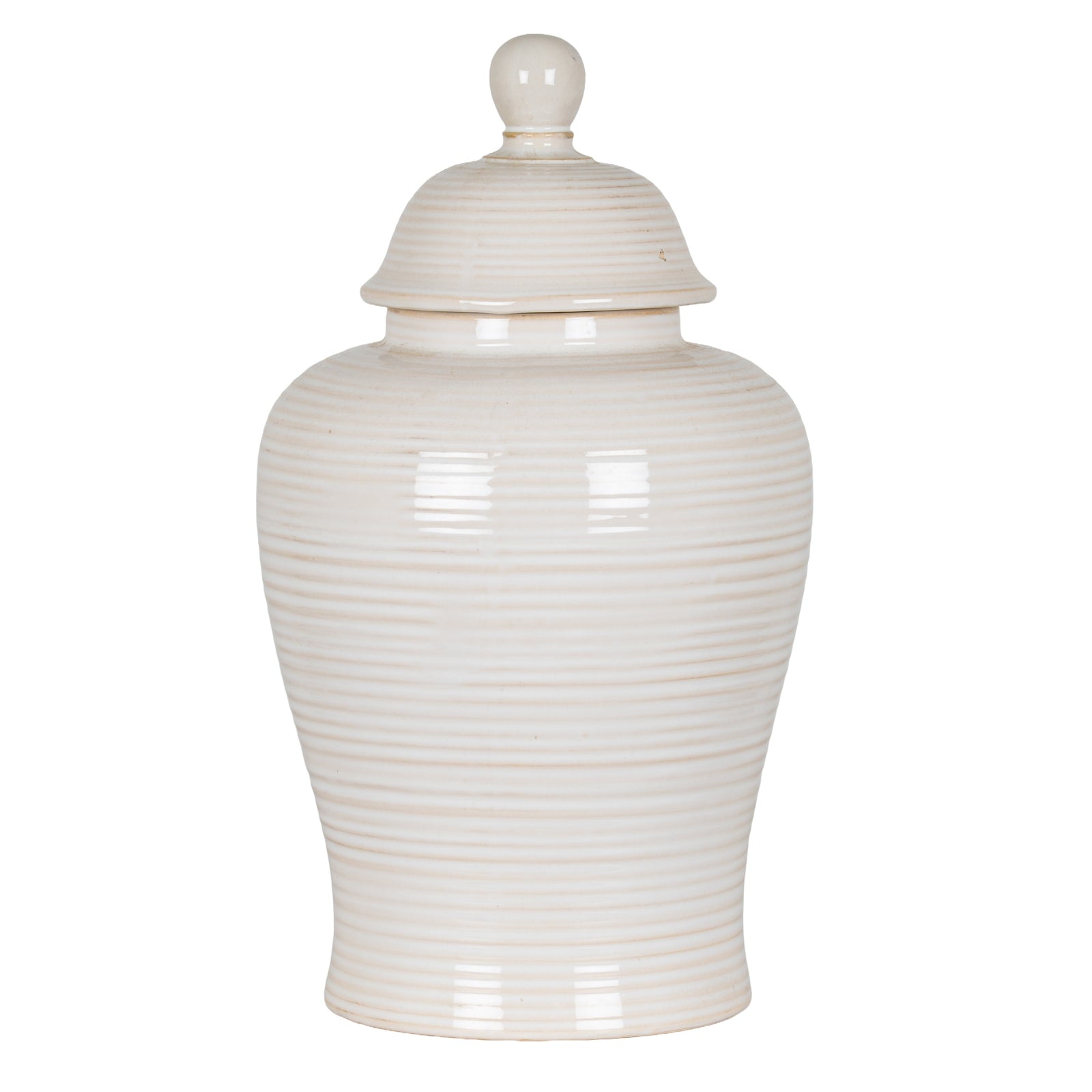 Sorrel Lidded Ceramic Ginger Jar – product view