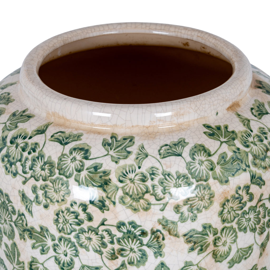Fern & Bloom Large Ceramic Vase
