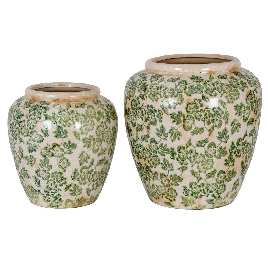 Fern & Bloom Large Ceramic Vase