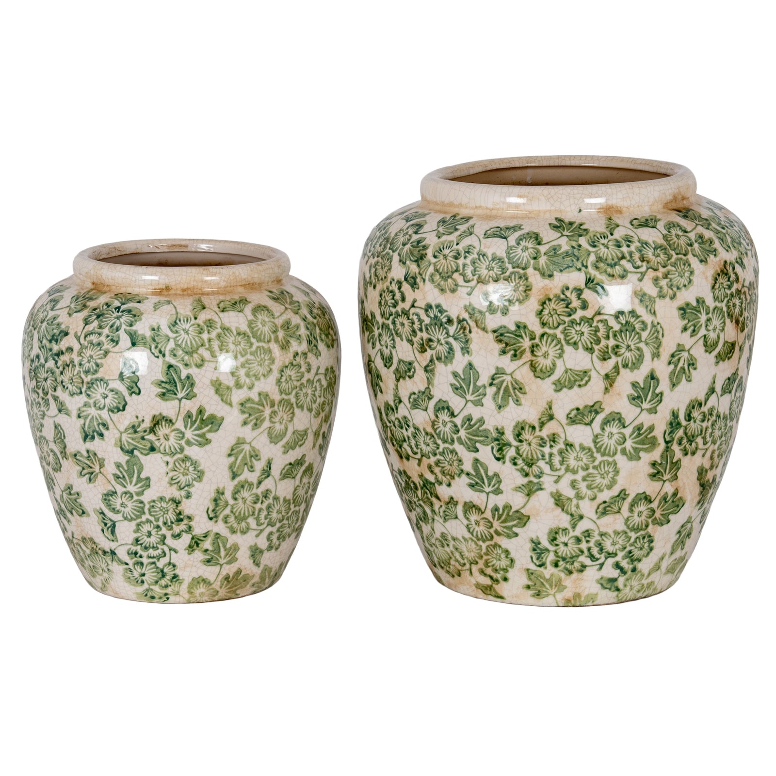 Fern & Bloom Large Ceramic Vase