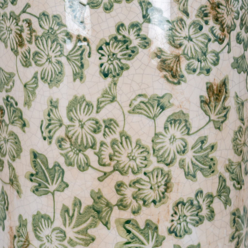 Fern & Bloom Large Ceramic Tall Vase
