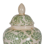 Fern & Bloom Ceramic Ginger Jar