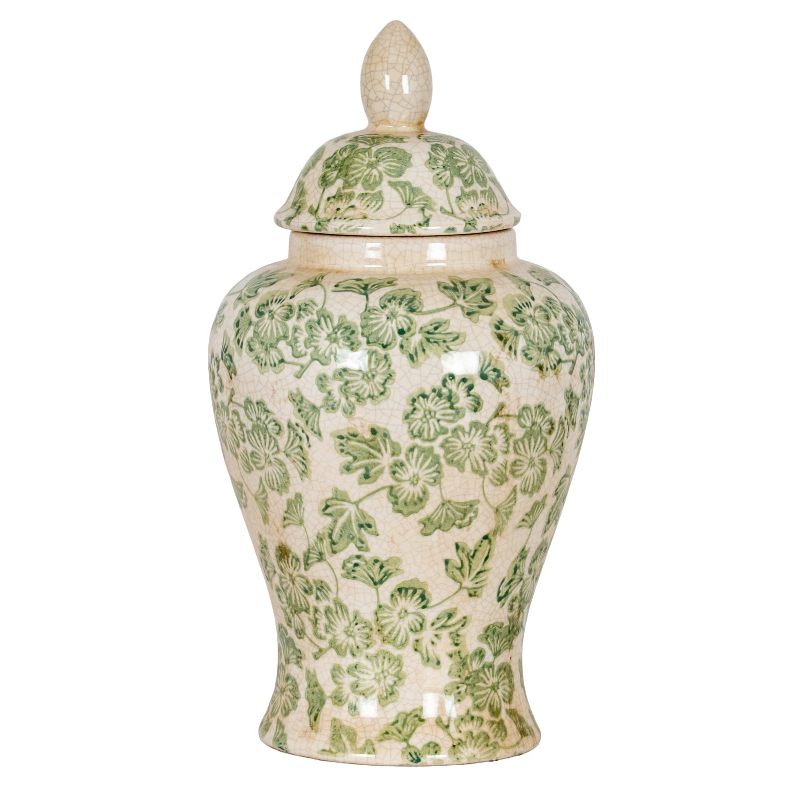 Fern & Bloom Ceramic Ginger Jar Product Image