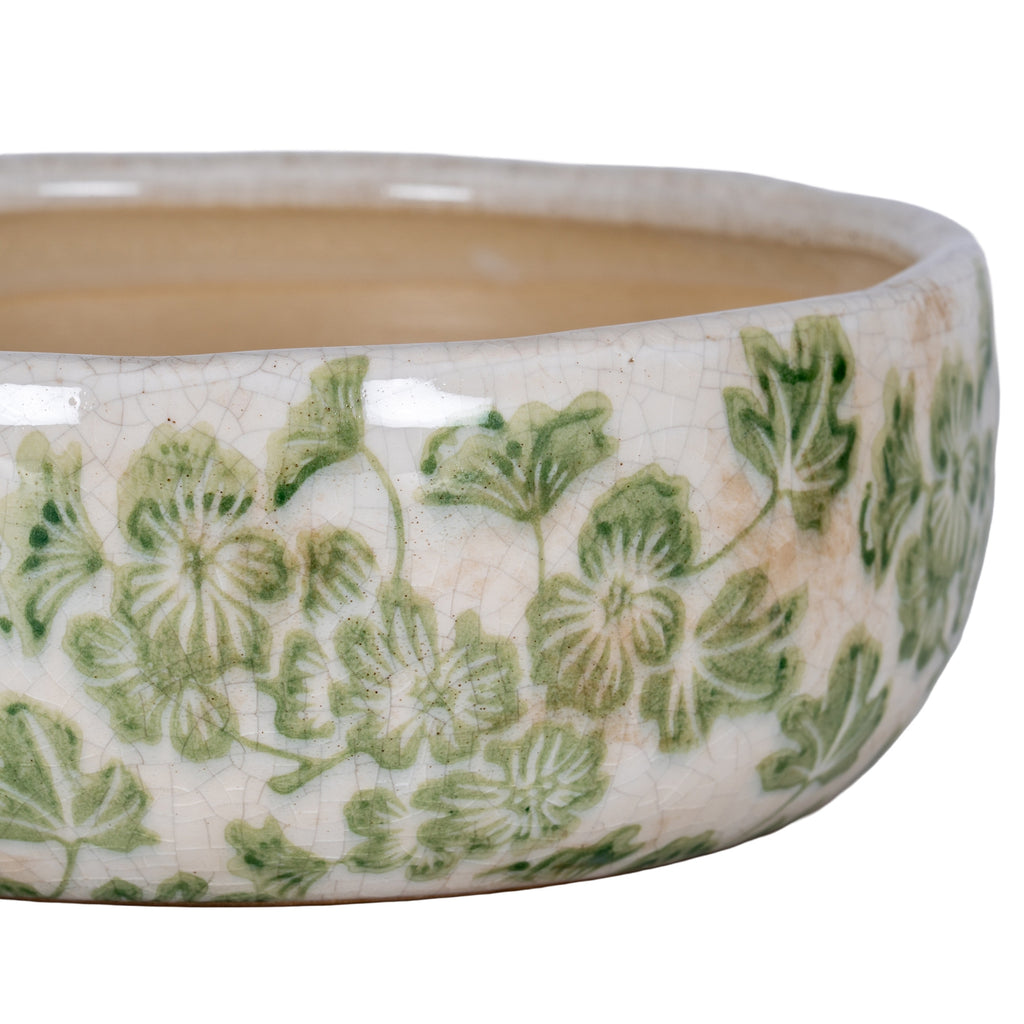 Fern & Bloom Large Ceramic Bowl Pot