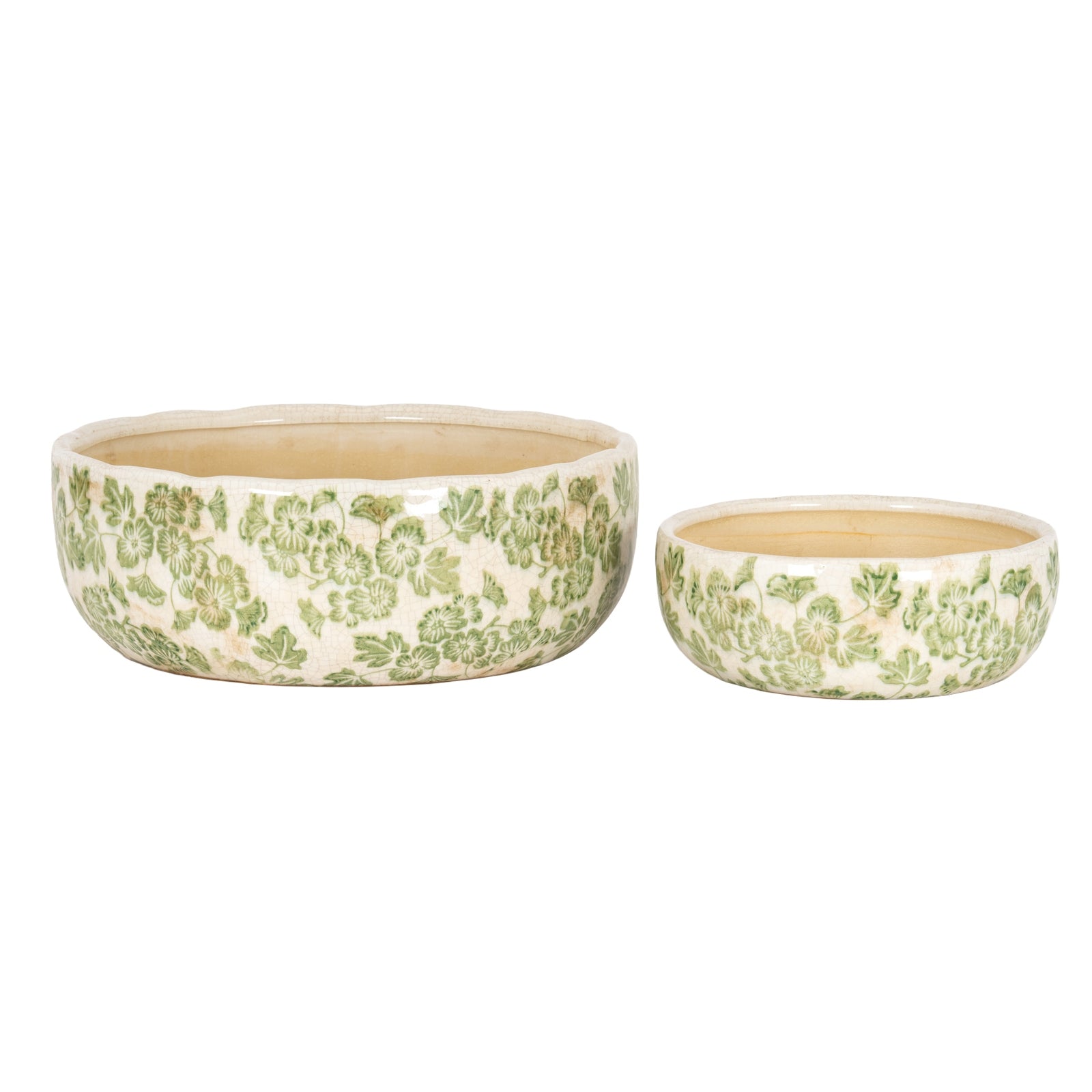 Fern & Bloom Large Ceramic Bowl Pot