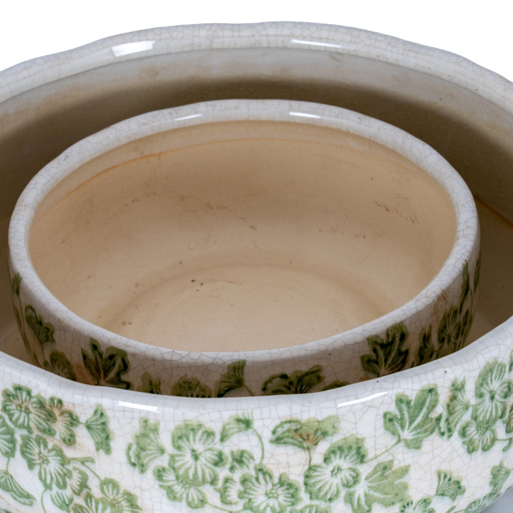 Fern & Bloom Large Ceramic Bowl Pot