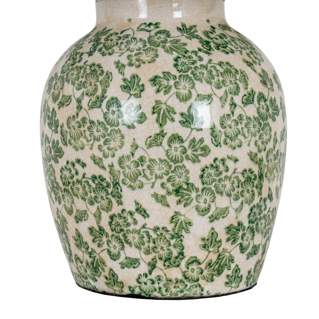 Fern & Bloom Ceramic Pot Lamp