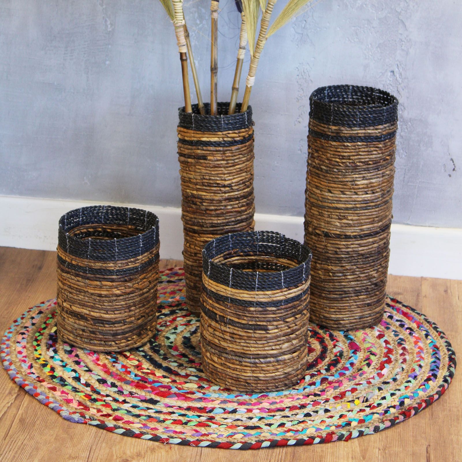 Banana Leaf Banana leaf Vase Set of Two