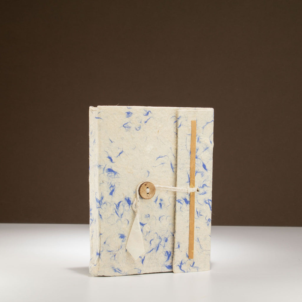 Notebook Medium Lokta paper Lokta-Mixed-Blue-Cotton-Notebook