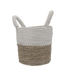 Seagrass Basket Set Natural White